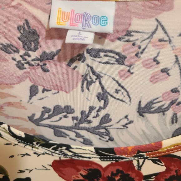 Lularoe Fall Ana Floral Dress NWOT size L - Picture 3 of 5